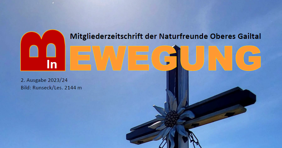 Mitgliederzeitschrift der Naturfreunde Oberes Gailtal (Ausgabe 2023/24)