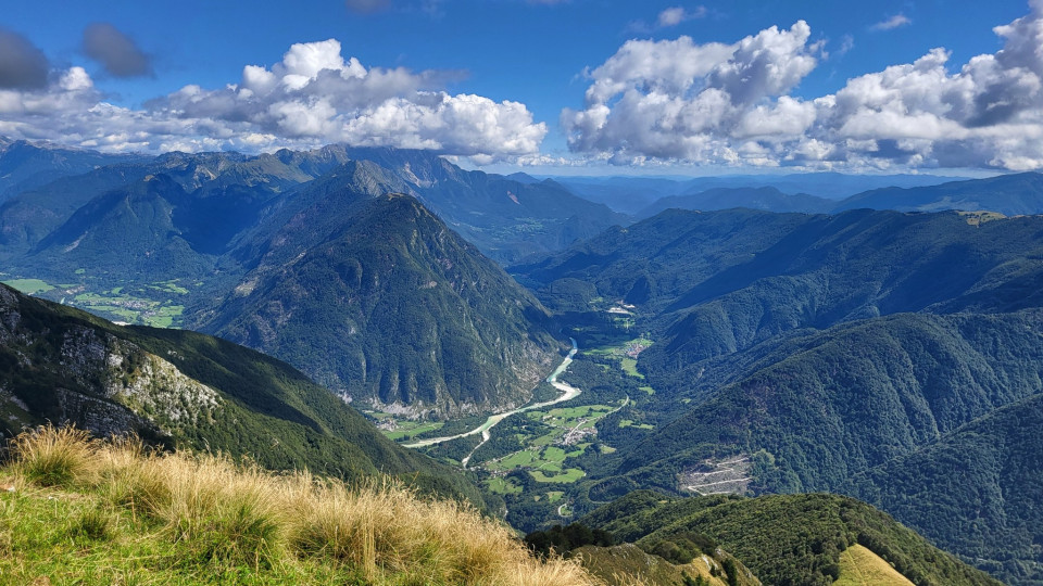 Blick auf das Sočatal